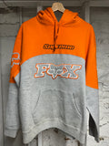 Supreme Fox Grey Orange Hoodie Sz M