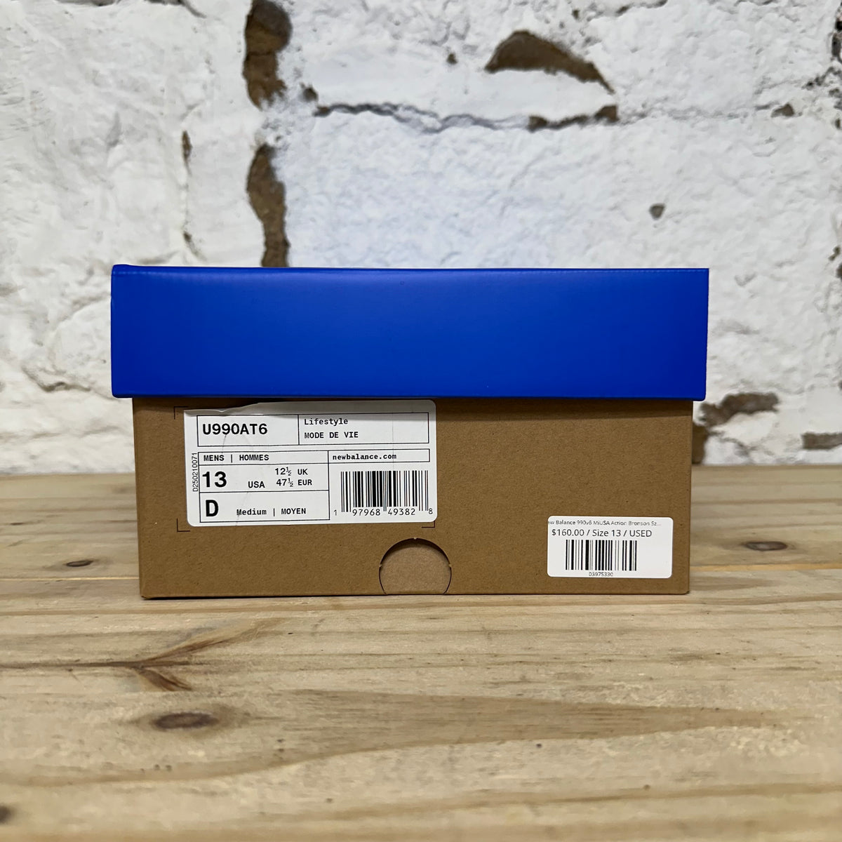 New Balance 990v6 MiUSA Action Bronson Sz 13