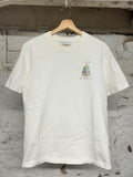 Casa Blanca Multi Color Logos White T-Shirt Sz M