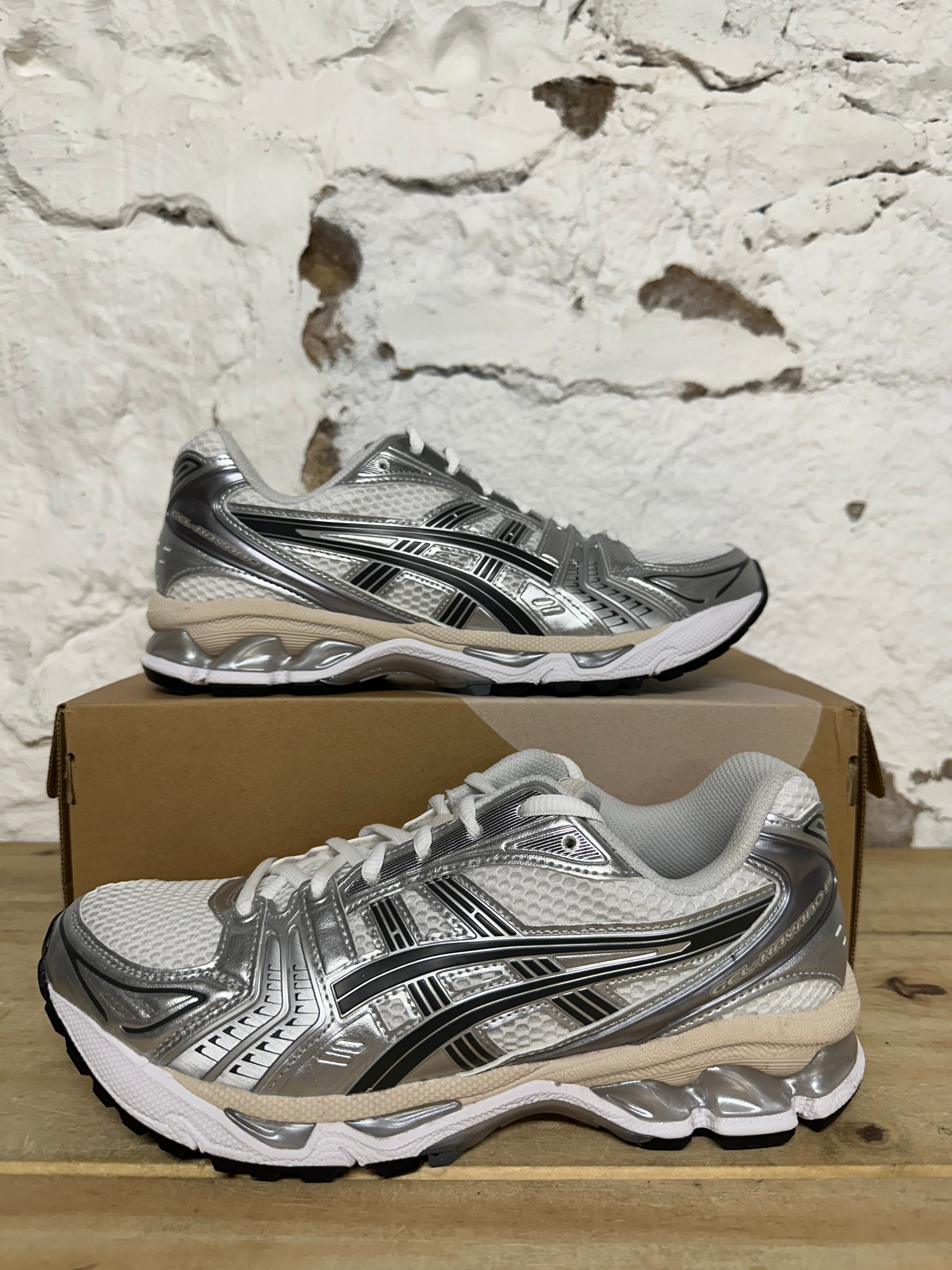 Asics Gel Kayano 14 White Graphite Grey Sz 7 – The Gallery Online