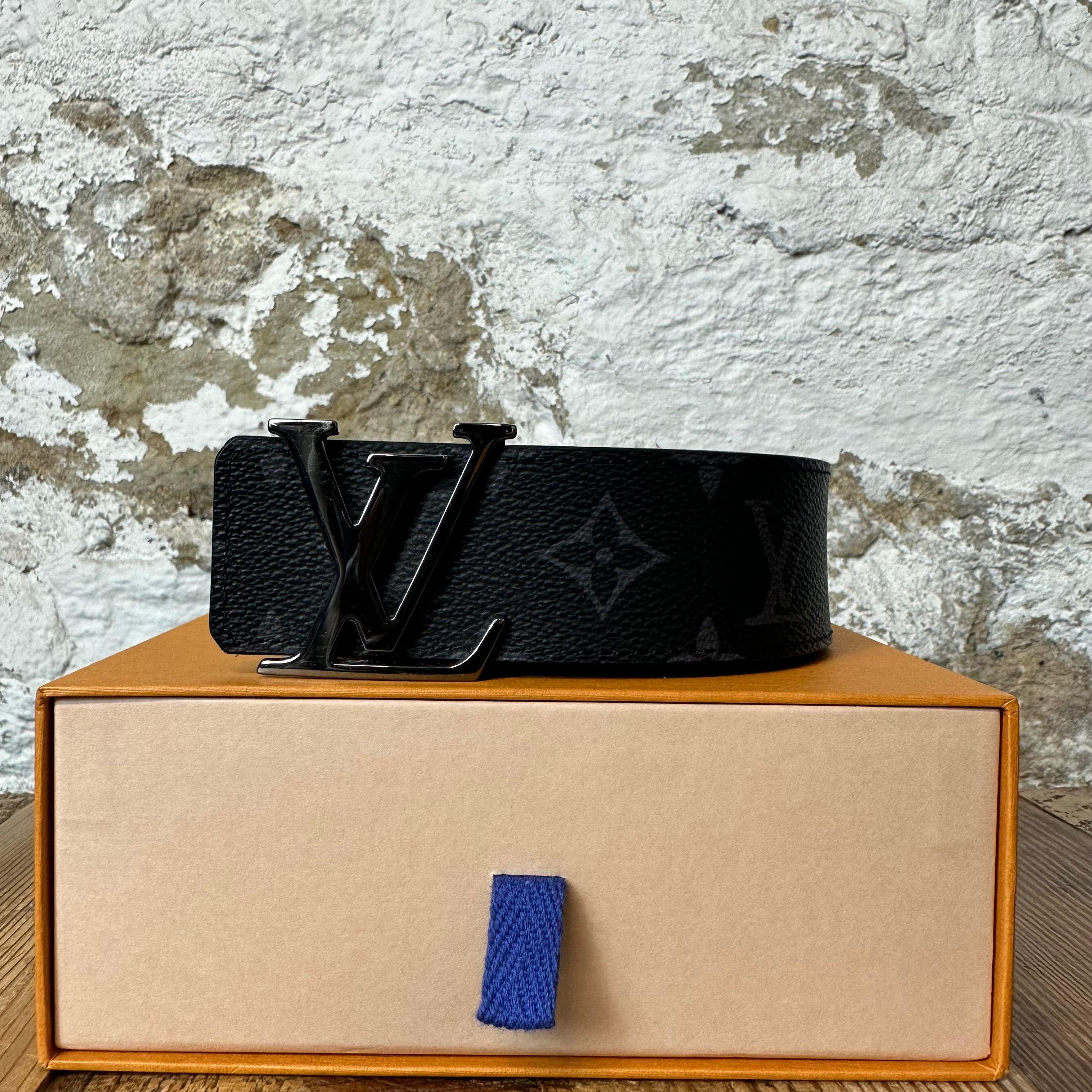 Louis Vuitton Graphite Monogram Belt Sz 90/36 W/ Box