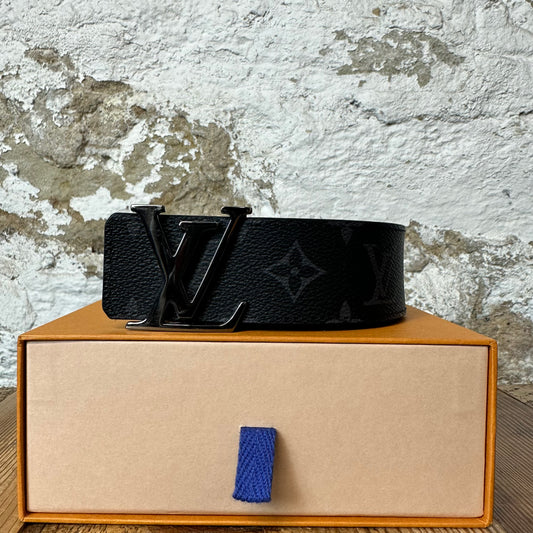 Louis Vuitton Graphite Monogram Belt Sz 90/36 W/ Box