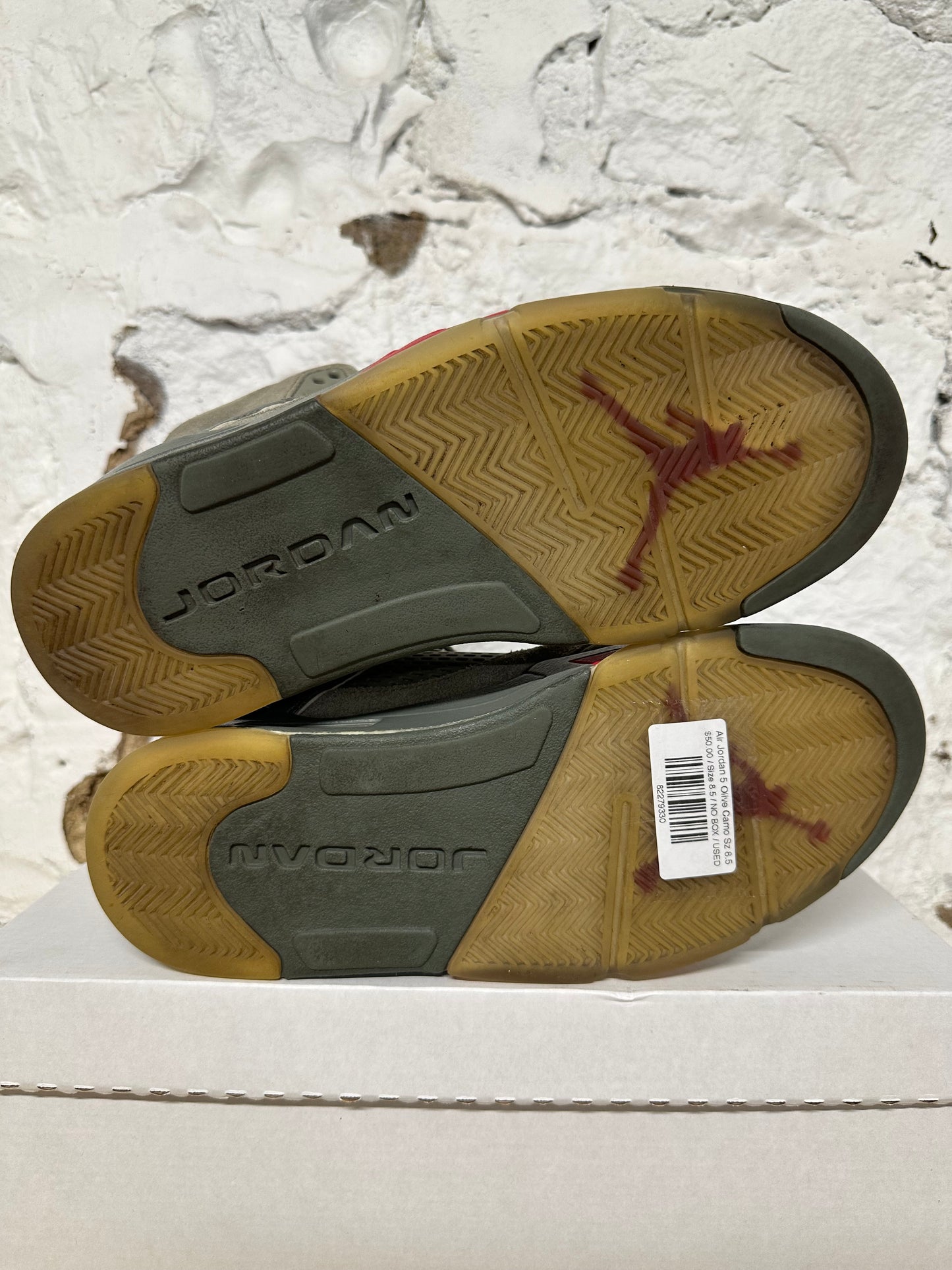 Air Jordan 5 Olive Camo Sz 8.5
