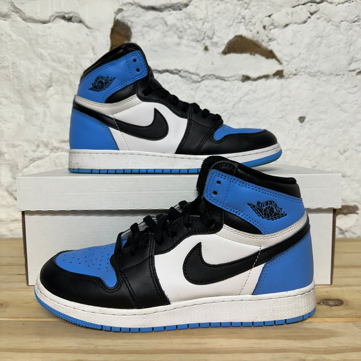 Air Jordan 1 High UNC Toe Sz 7Y