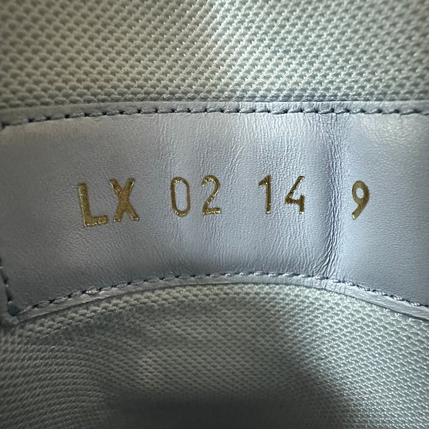 Louis Vuitton Light Gradient Blue Trainer Sneaker Sz 10.5 (9LV)