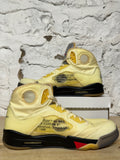 Air Jordan 5 Off-White Sail Sz 14