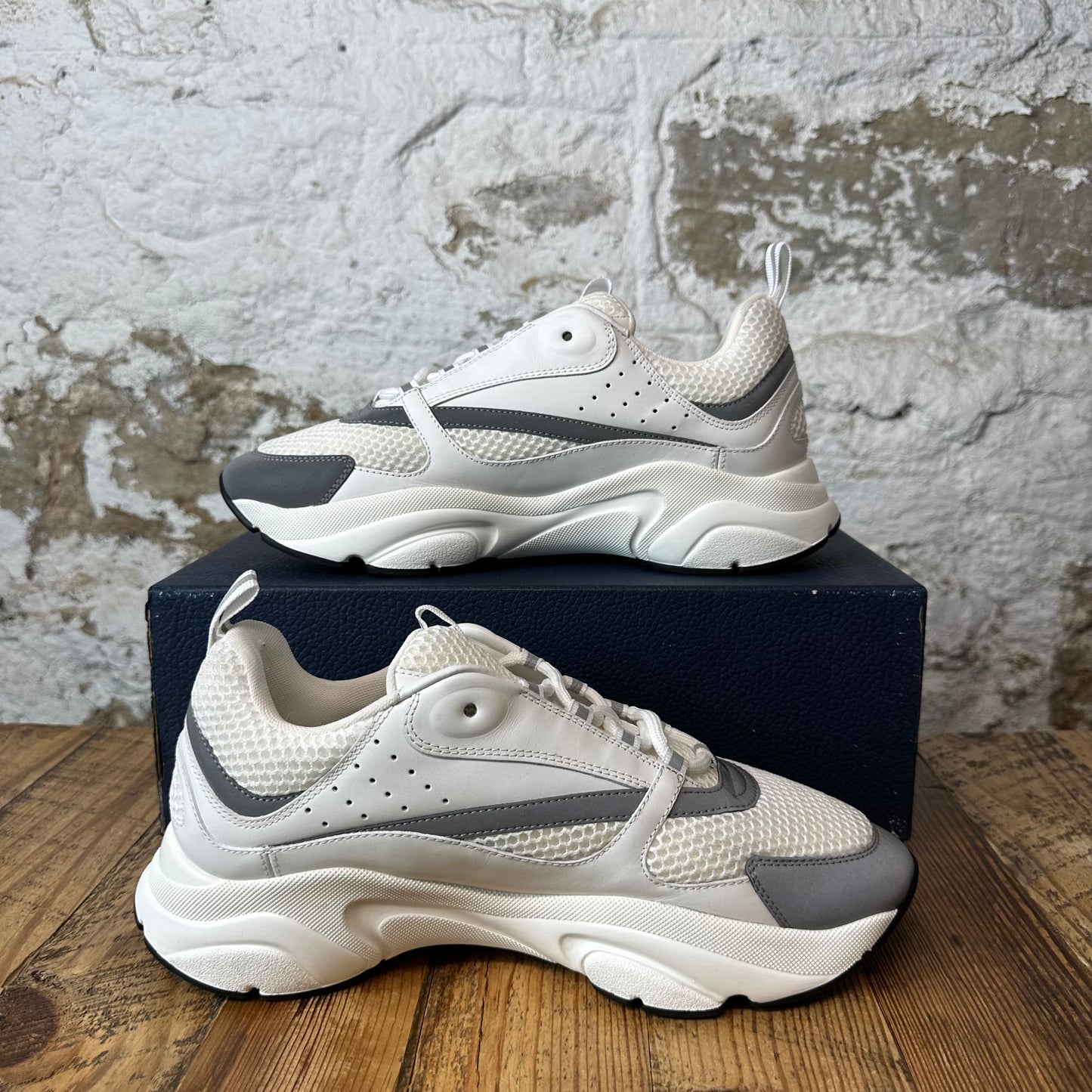 Dior B22 White Grey 3M Sneaker Sz 10 (43)
