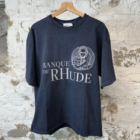 Rhude Banque T-shirt Black Sz M