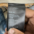Amiri MX2 Blue Black Patch Blue Denim Sz 31