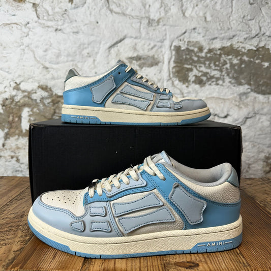 Amiri Light Blue Skeleton White Cream Sneaker Sz 6 (38)