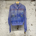 Vale Valley of Freedom Blue Zip Up Hoodie Sz S