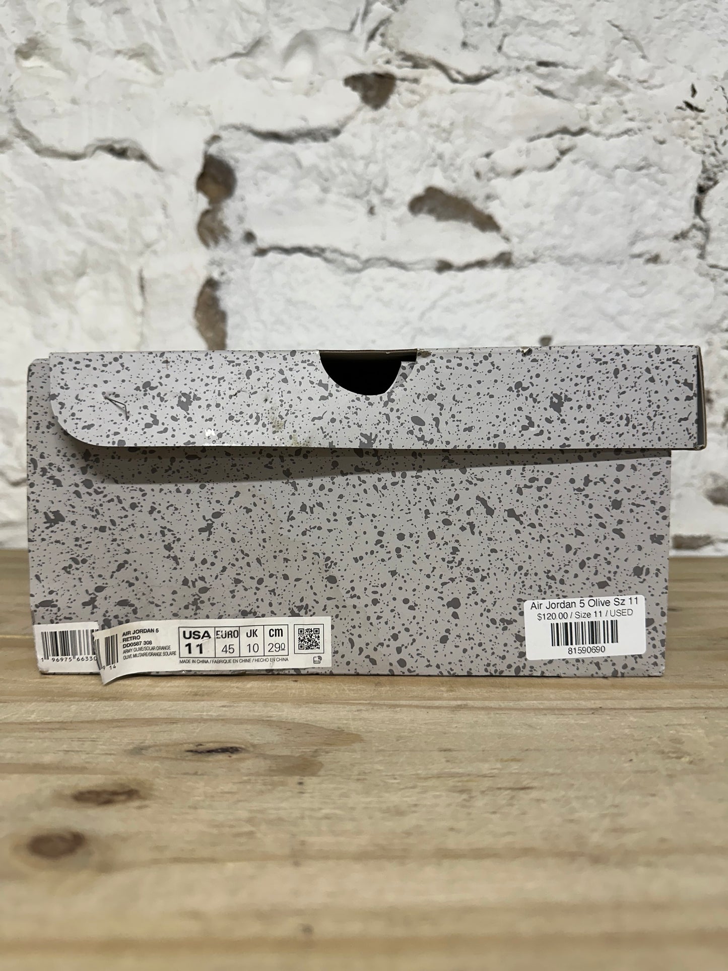 Air Jordan 5 Olive Sz 11