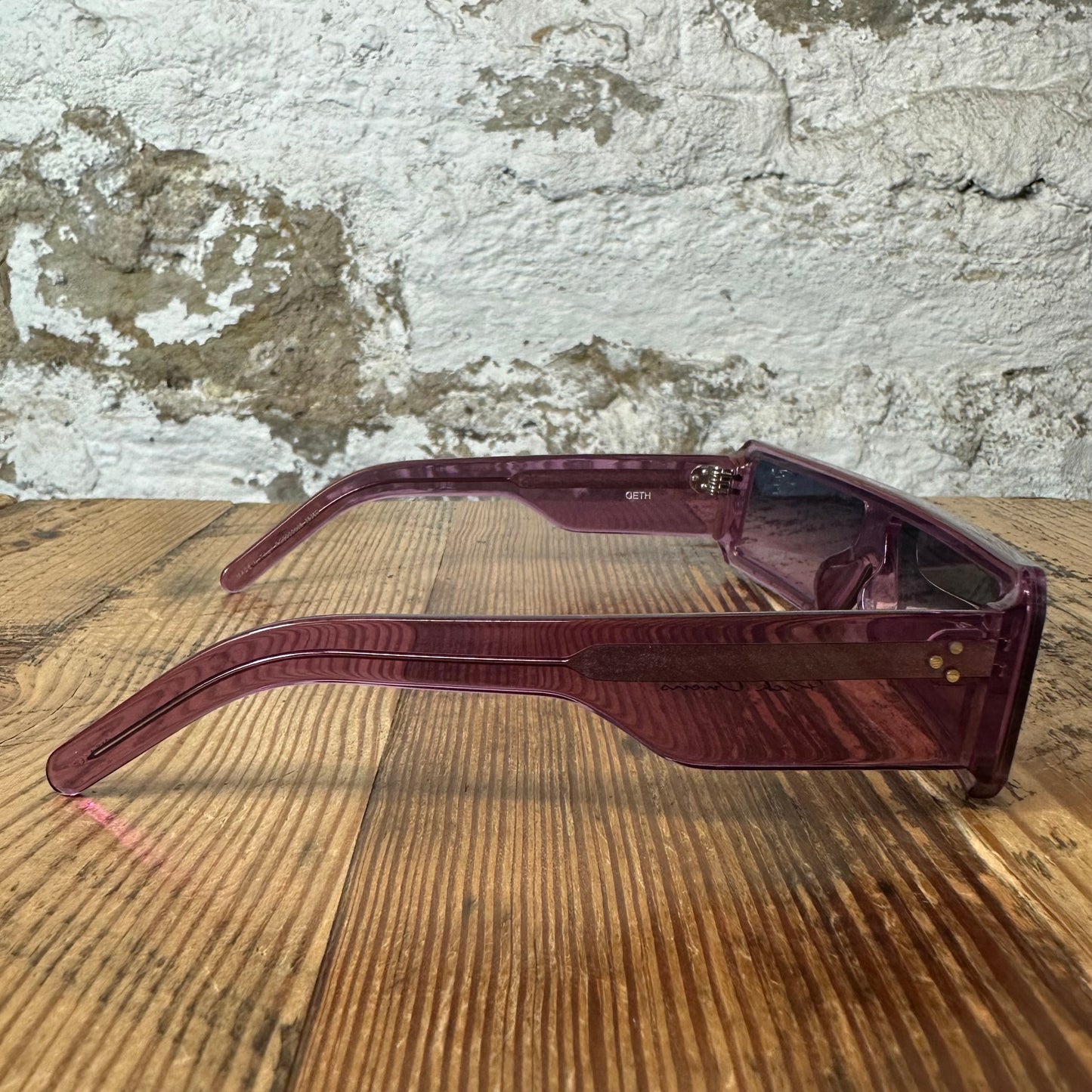 Rick Owens Violet Geth Sunglasses