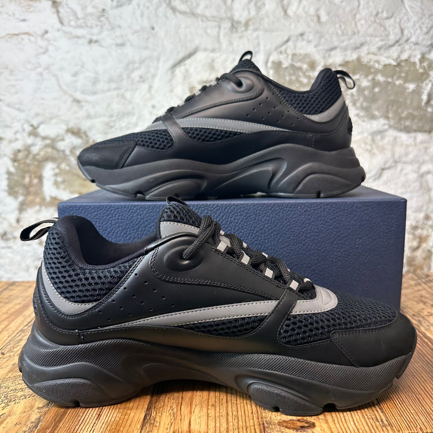 Dior B22 Triple Black Sneaker Sz 11 (44)