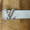 Louis Vuitton Taigarama White Monogram Belt Sz (100/40)