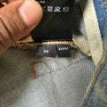 Amiri MX1 Camo Spell Blue Denim Jeans Sz 32