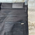 Amiri MX1 Silver Patch Black Denim Jeans Sz 30