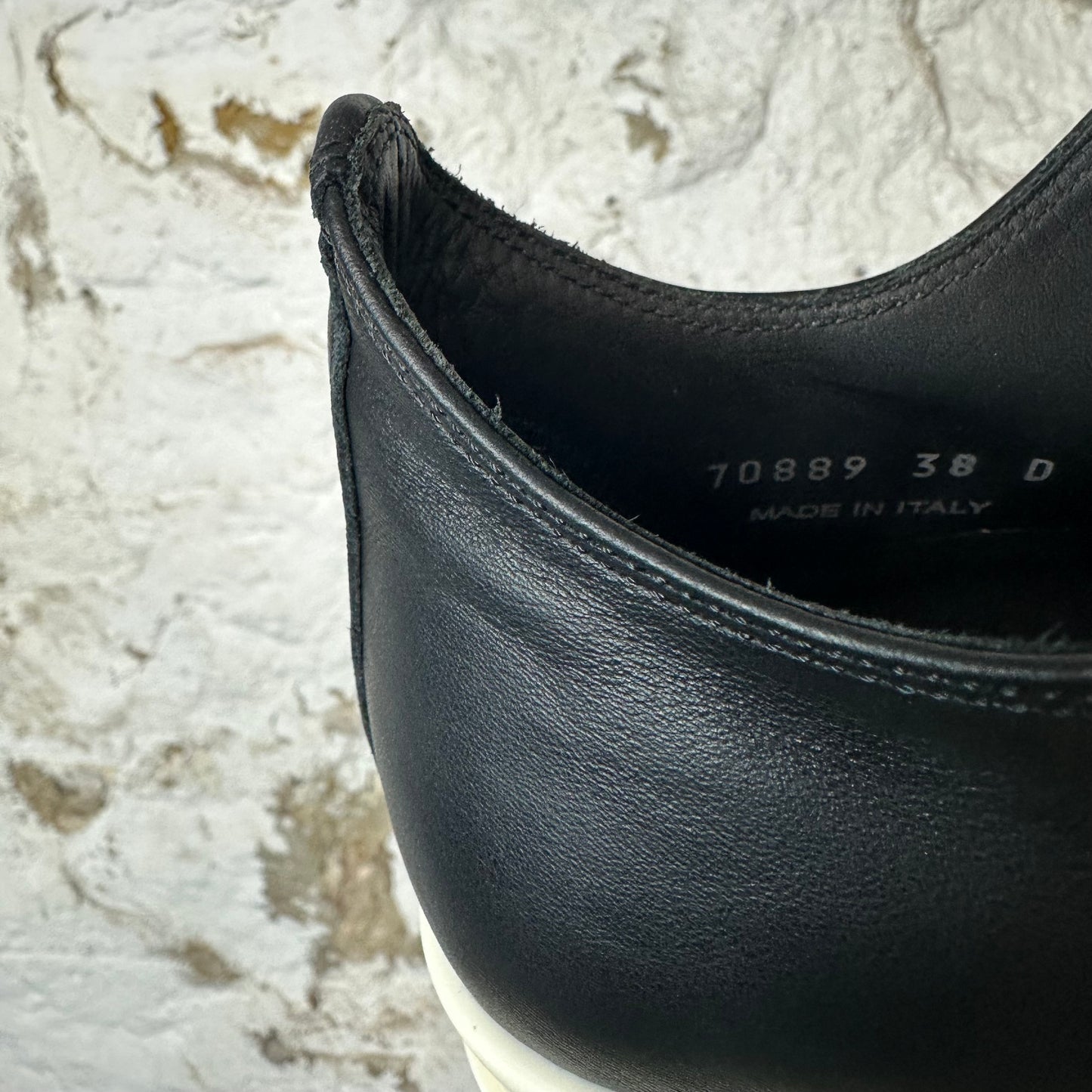 Rick Owens Black Milk Mainline Sneaker Sz 6 (38)
