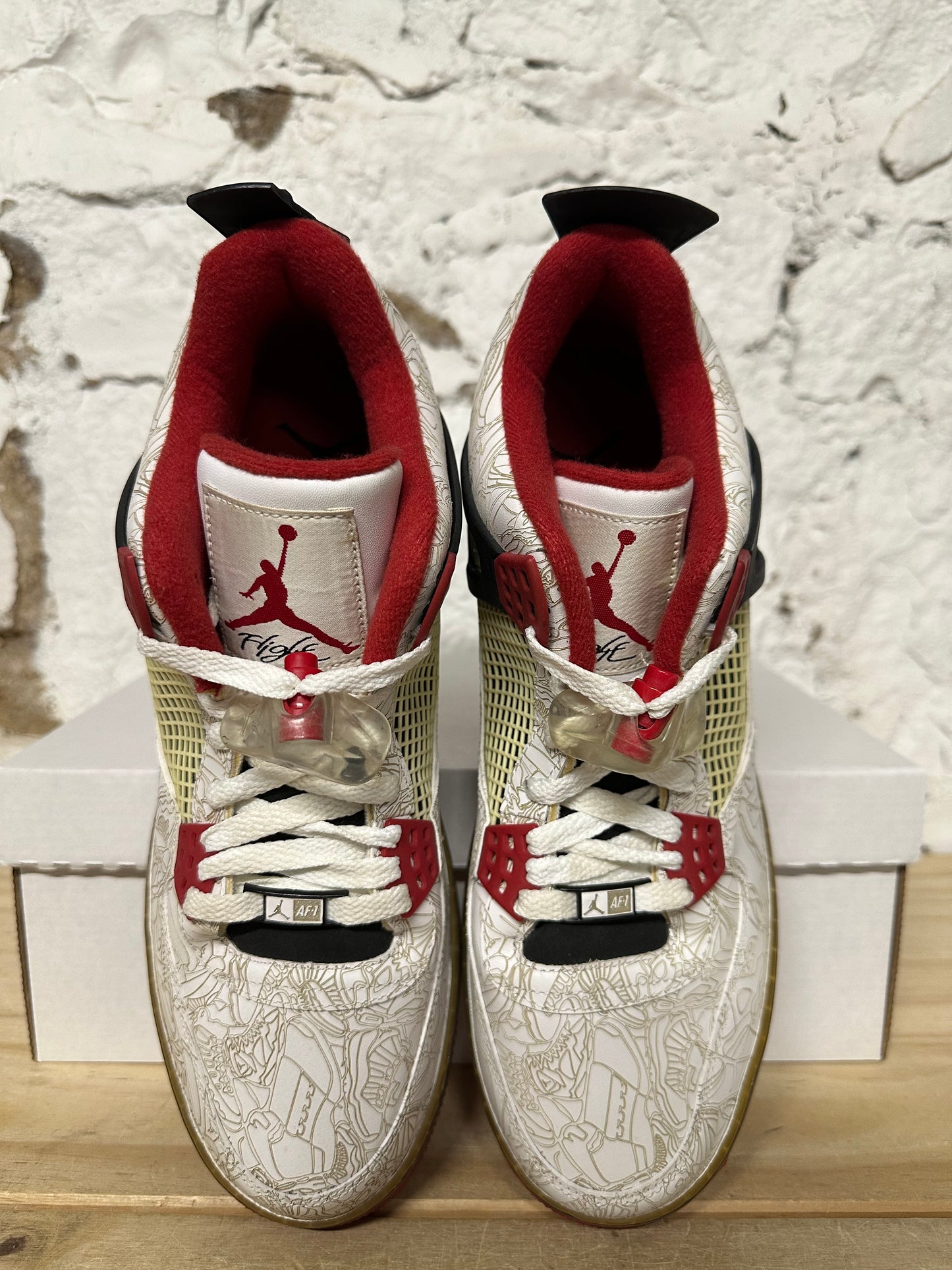 Air Jordan 4 Fusion White Laser Sz 10.5 DS