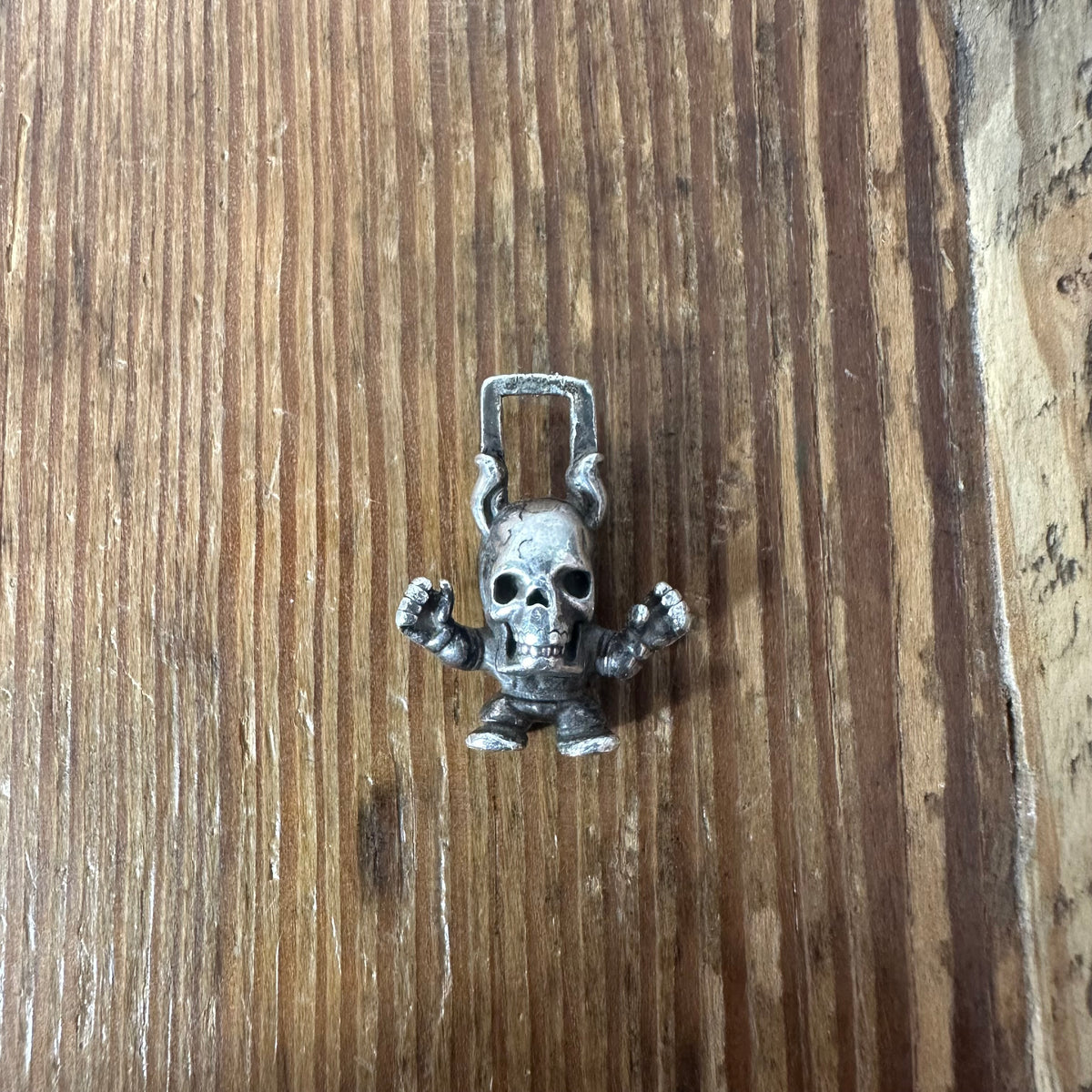 Chrome Hearts Foti Harris Teeter Silver Zipper Pendant