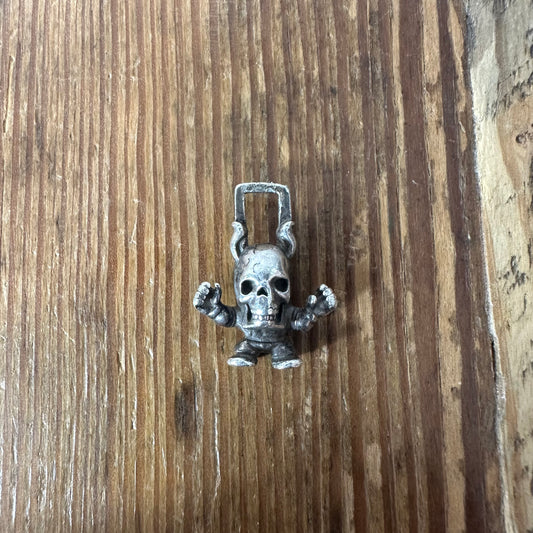 Chrome Hearts Foti Harris Teeter Silver Zipper Pendant
