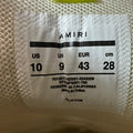 Amiri Cream White Yellow Bone Runner Sneaker Sz 10 (43)