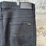 Amiri Distressed Black Denim Jeans Sz 36