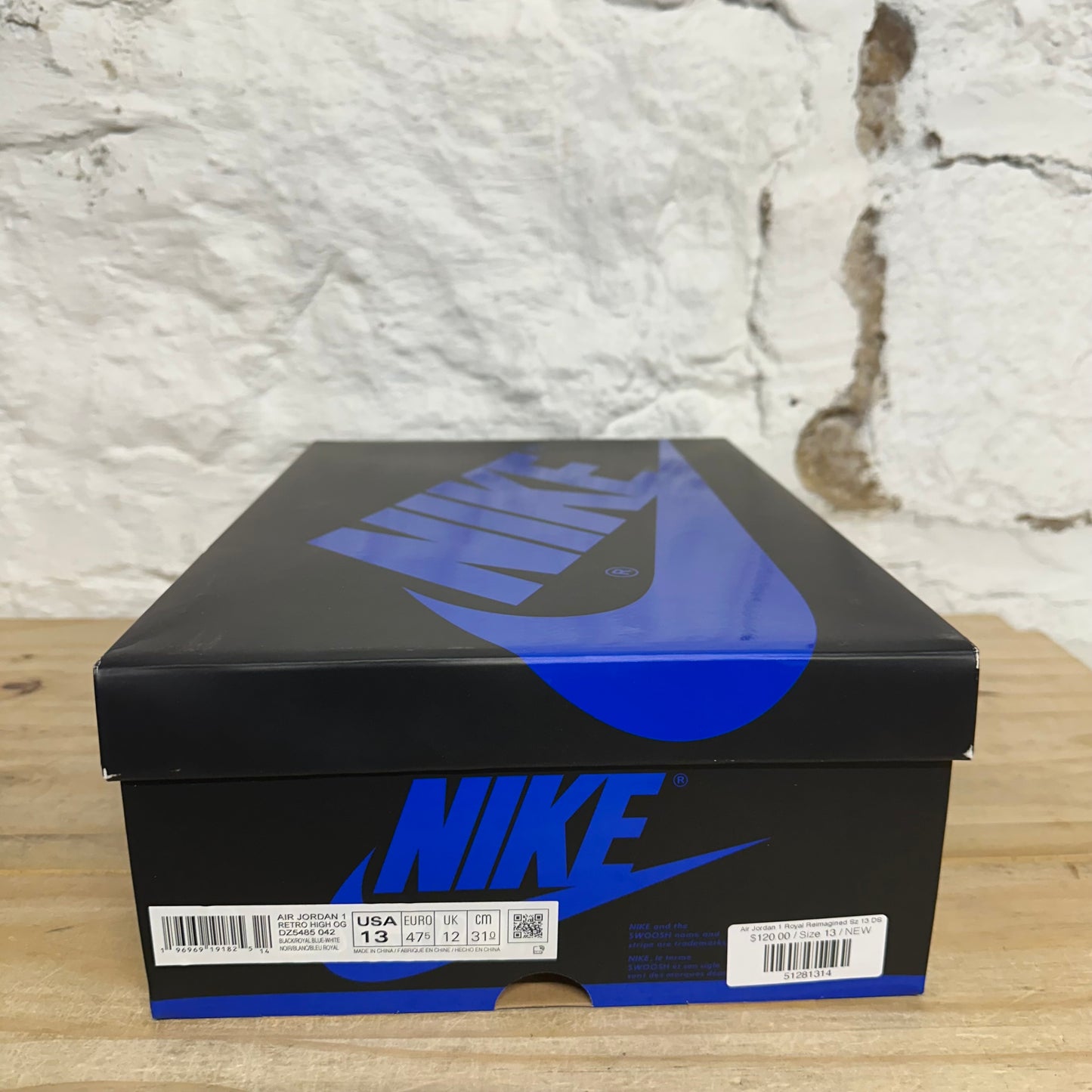 Air Jordan 1 High Royal Reimagined Sz 13 DS