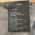 Amiri Plain Dark Blue Shotgun Denim Jeans Sz 32