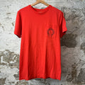 Chrome Hearts Matty Boy Chomper Flag Red T-Shirt Sz S