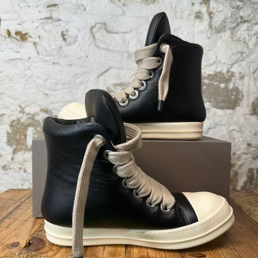 Rick Owens Jumbo Lace Padded Black Milk Sneaker Sz 12 (45)