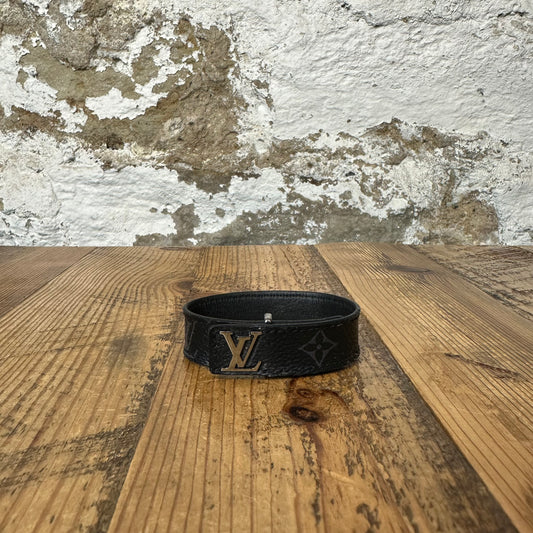 Louis Vuitton Graphite Slim Bracelet Sz (19)