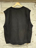 Supreme Black Vneck Vest Sz XL