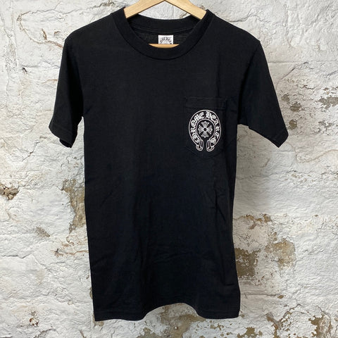 Chrome Hearts Horseshoe Black T-shirt Sz S