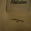 Maison Mihara Black Cream Peterson Sneaker Sz 7 (40) DS