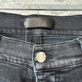 Amiri MX1 Camo Patch Black Denim Jeans Sz 31