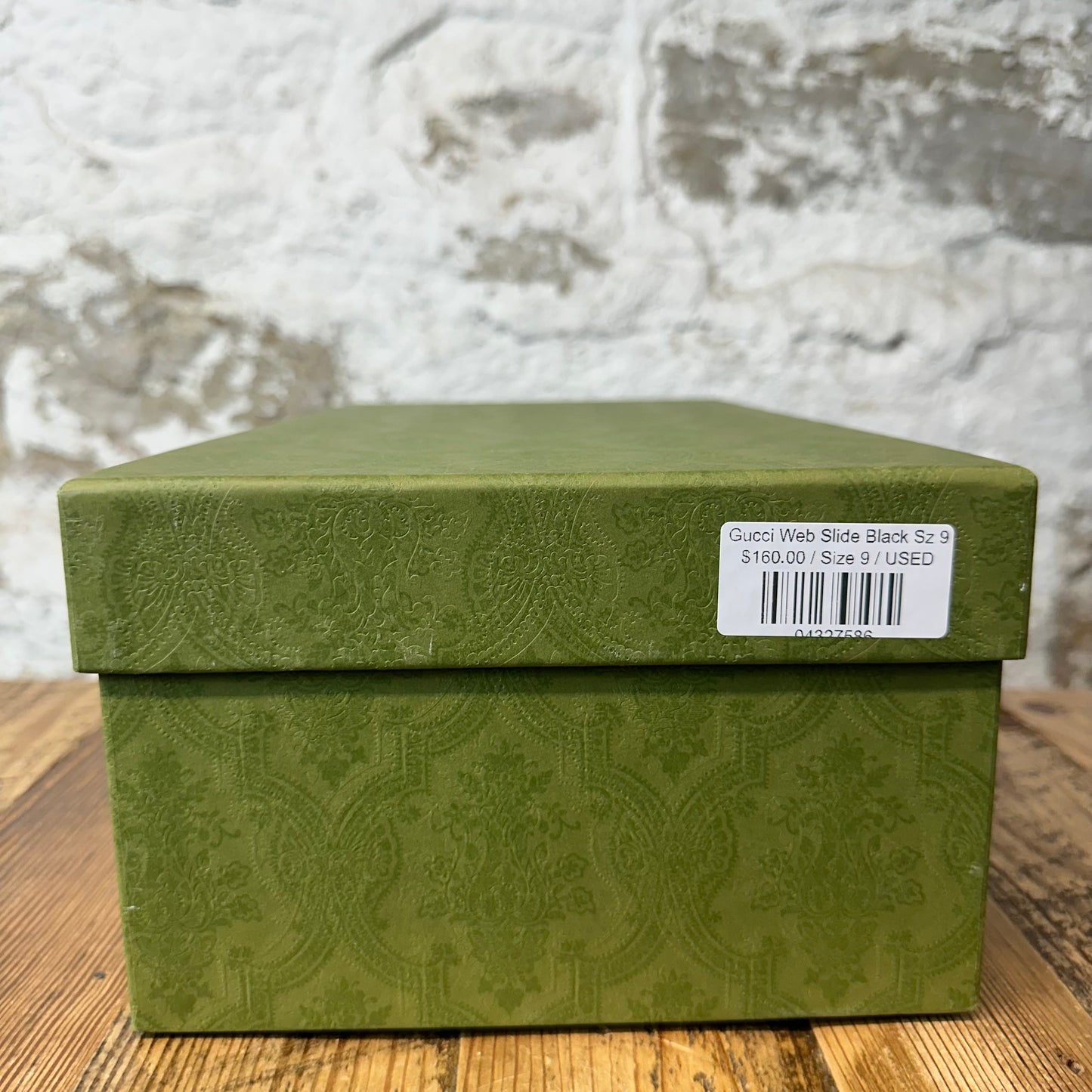 Gucci Web Slide Black Sz 9