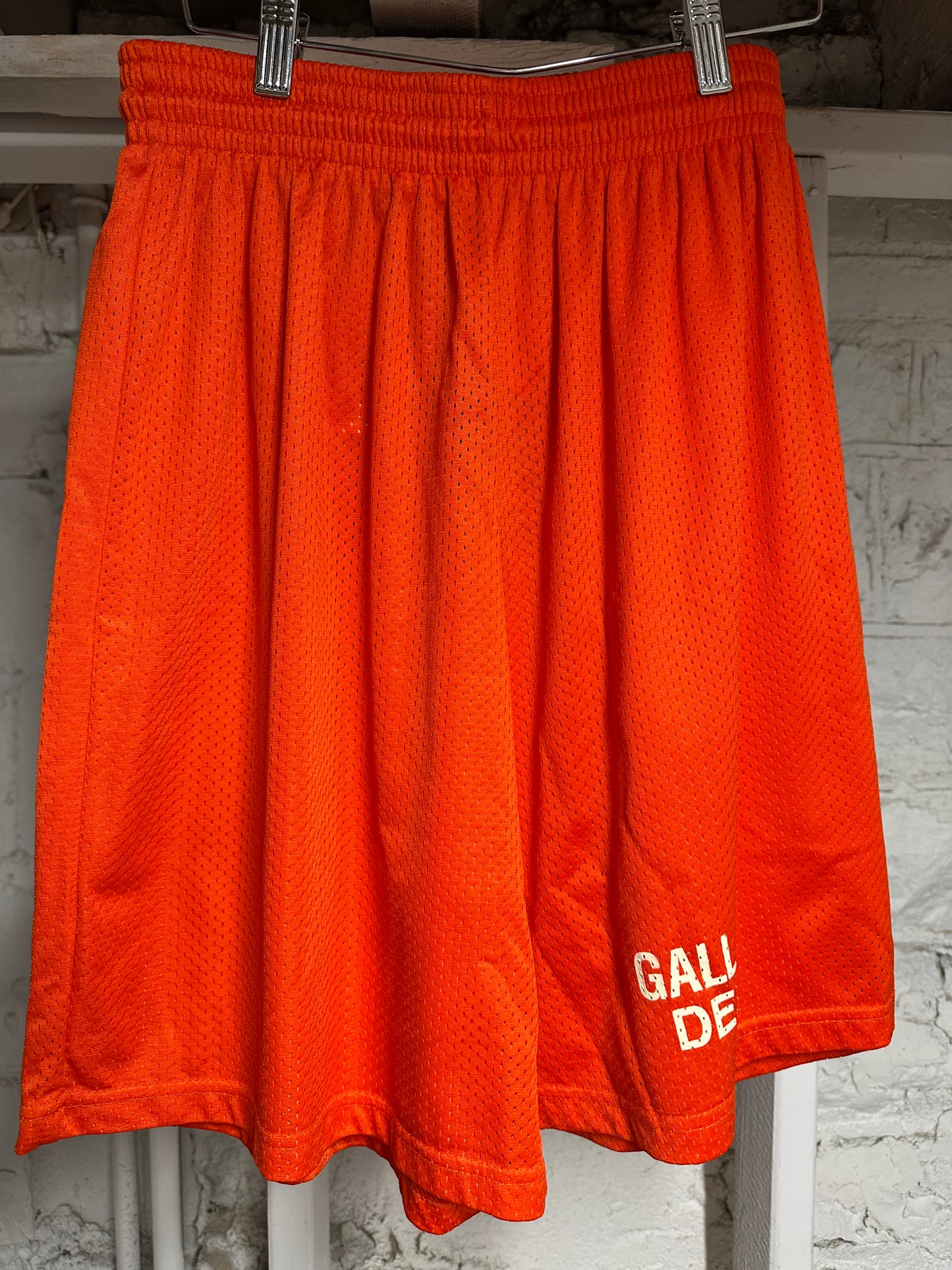 Gallery Dept Orange Mesh Shorts Sz M DS