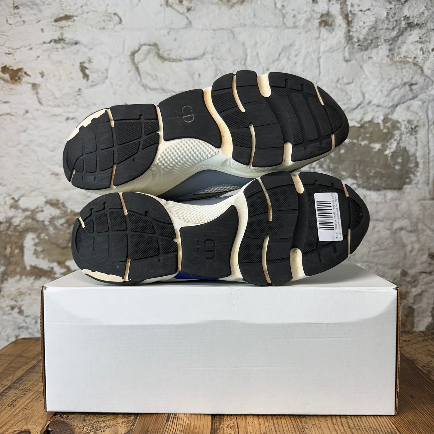 Dior B22 Grey Blue White Sneaker Sz 12 (45)