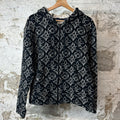 Louis Vuitton NBA Flower Black Monogram Jacket Sz M