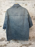 Louis Vuitton Denim Workwear Button Up Shirt Sz S