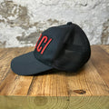 Gucci Embroidered Red Spell Hat Black Sz M