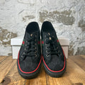 Gucci Tennis 1977 Black GG Monogram Sneaker Sz 10.5