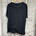 Gucci Interlocking G Big Logo Black T-Shirt Sz L