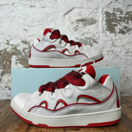 Lanvin Curb Red White Sneaker