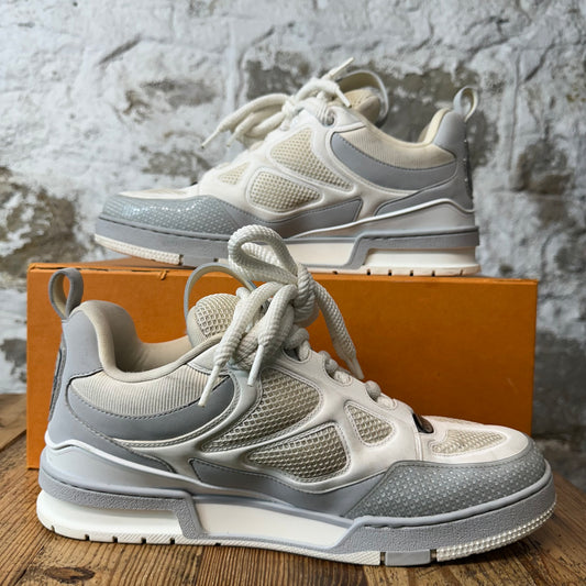 Louis Vuitton Grey White Skate Sneaker Sz 10.5 (9LV)