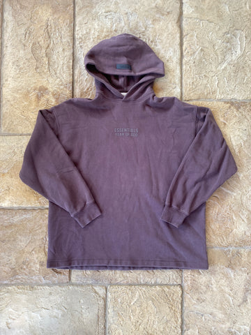 Essentials Plum Hoodie Sz S