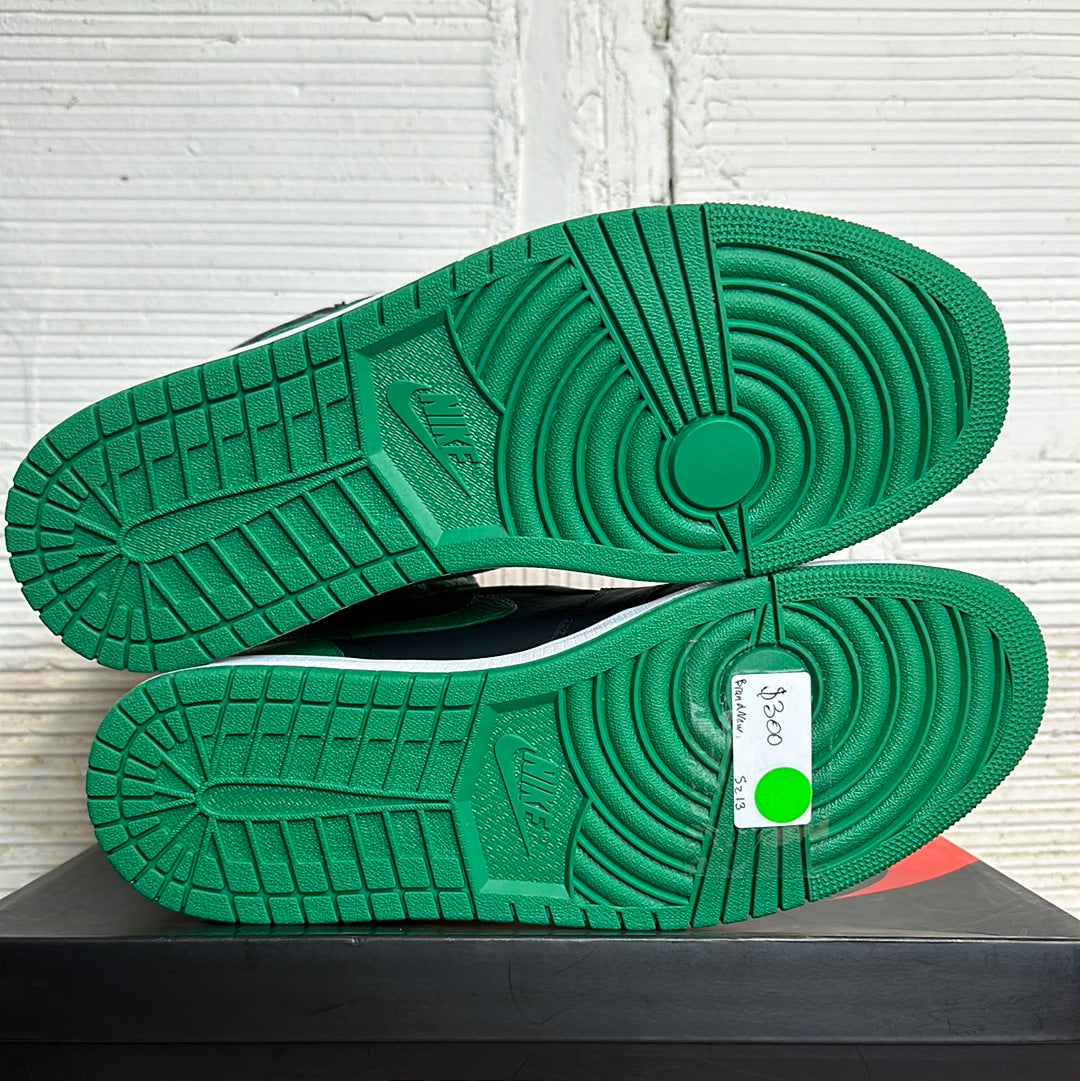 Air Jordan 1 High Pine Green Black Sz 13 DS