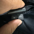 Amiri Faded Black Distressed Denim Jeans Sz 34