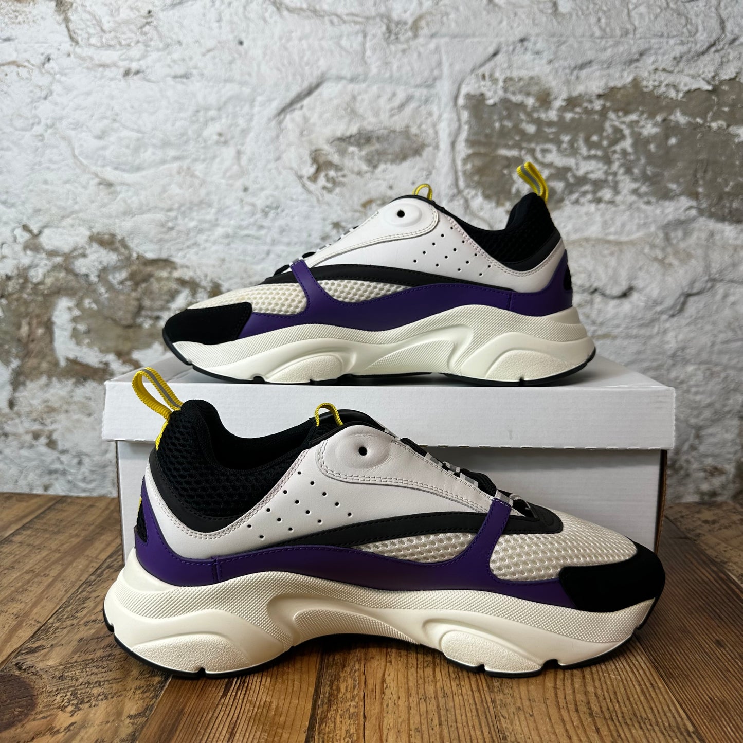 Dior B22 Yellow Purple White Sneaker Sz 9 (42)